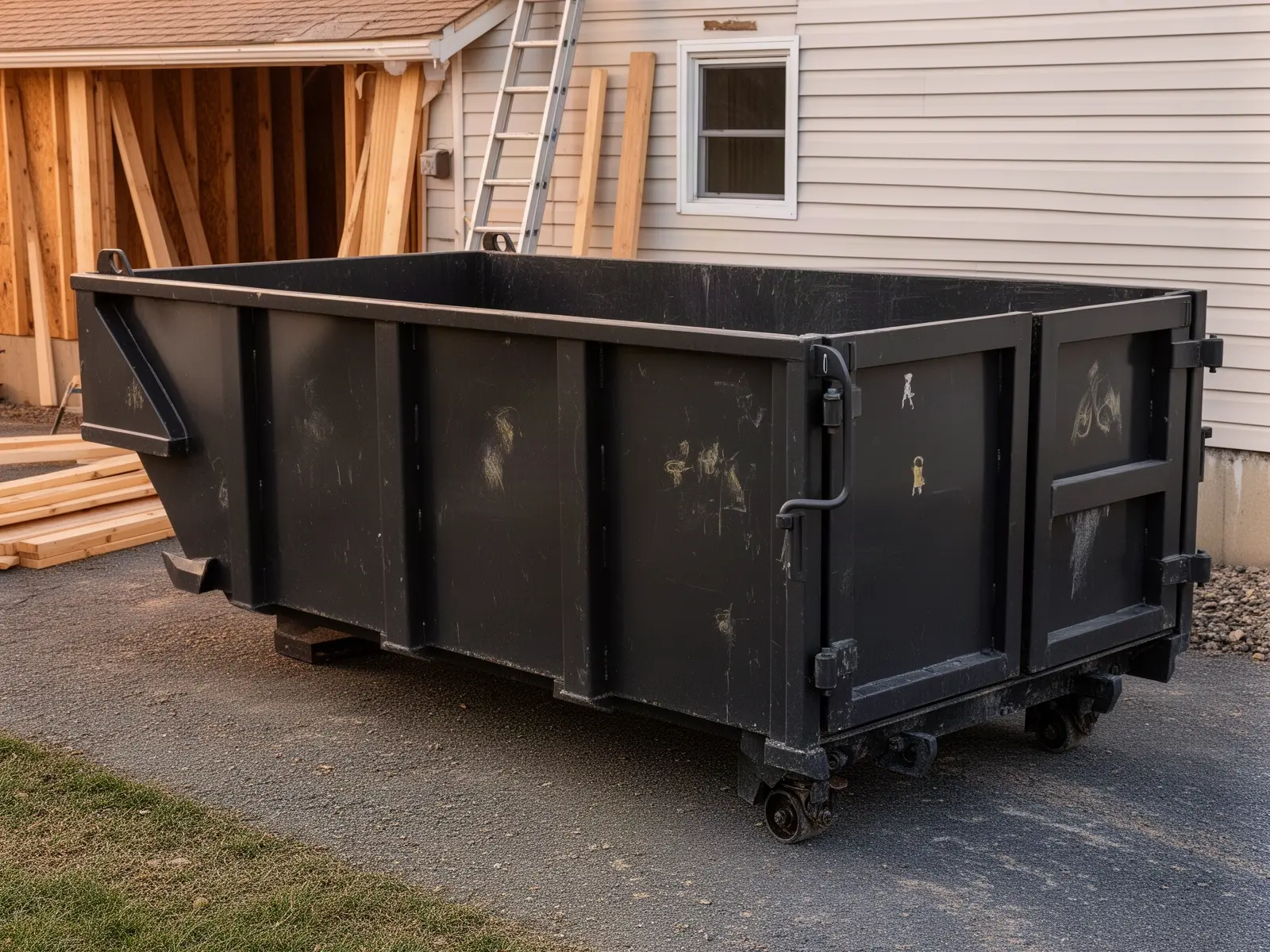 Roll-off dumpster from Mull & Wagoner Dumpster Rental Inc. in Bethesda, MD